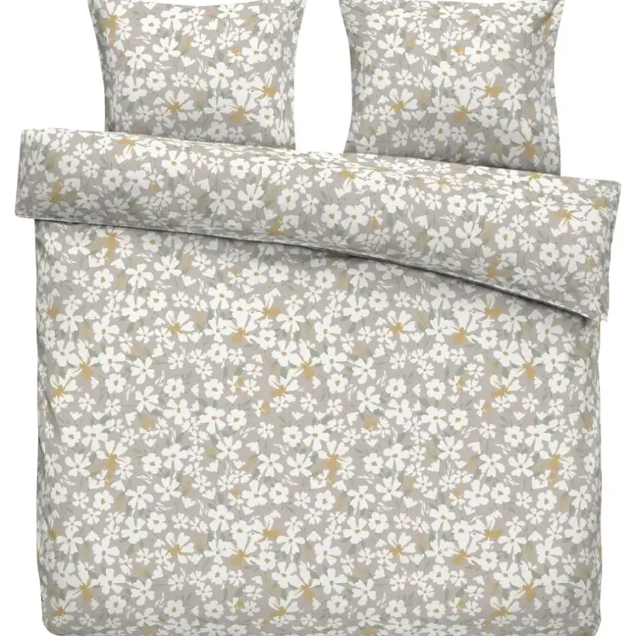 Leen Bakker Dekbedovertrek Mavi - beige - 200x220 cm