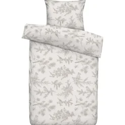 Leen Bakker Dekbedovertrek Noalyn - off-white/taupe - 140x200/220 cm
