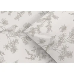 Leen Bakker Dekbedovertrek Noalyn - off-white/taupe - 140x200/220 cm