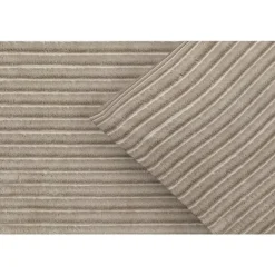 Dekbedovertrekken|2-Persoons Dekbedovertrekken-Byrklund Dekbedovertrek Pluch Lines - zand - 200x220 cm
