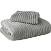 Sleeptime Dekbedovertrek Teddy Rib 240x220 – Fluweelzacht & Knus Design - Grijs