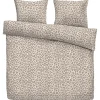 Leen Bakker Dekbedovertrek Tobias - zand/taupe - 240x200/220 cm