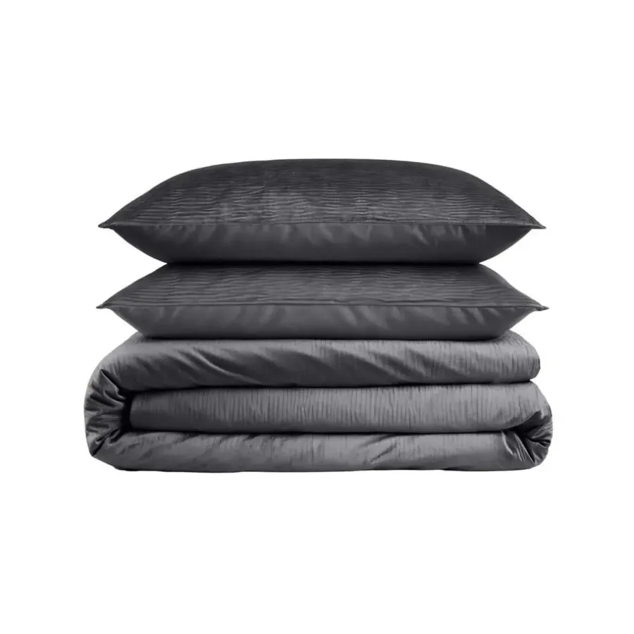 Dekbedovertrekken|Lits-Jumeaux Dekbedovertrekken-Sleeptime Dekbedovertrek Velvet Cartier 240x220 – Fluweelzacht Uni Design – Antraciet