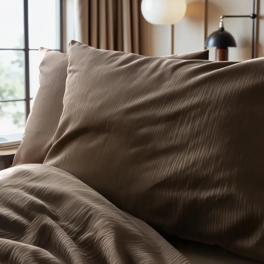 Sleeptime Dekbedovertrek Velvet Cartier 240x220 – Fluweelzacht Uni Design – Taupe