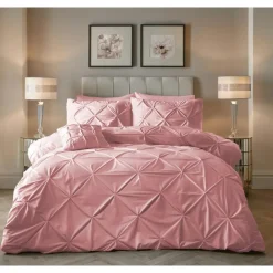 Sleeptime Dekbedovertrek Velvet 200x220 – Fluweelzacht & Luxe Pintuck Design