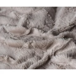 Sleeptime Dekbedovertrek 240x220 – Furry Check Design & Zacht Warm Fleece