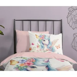 Kinderdekbedovertrekken-Merkloos Dekbedovertrek ZouZou 140x220 + 1* 60x70 cm