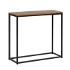 Sidetables-Beliani DELANO - Consoletafel - Donkere houtkleur - MDF