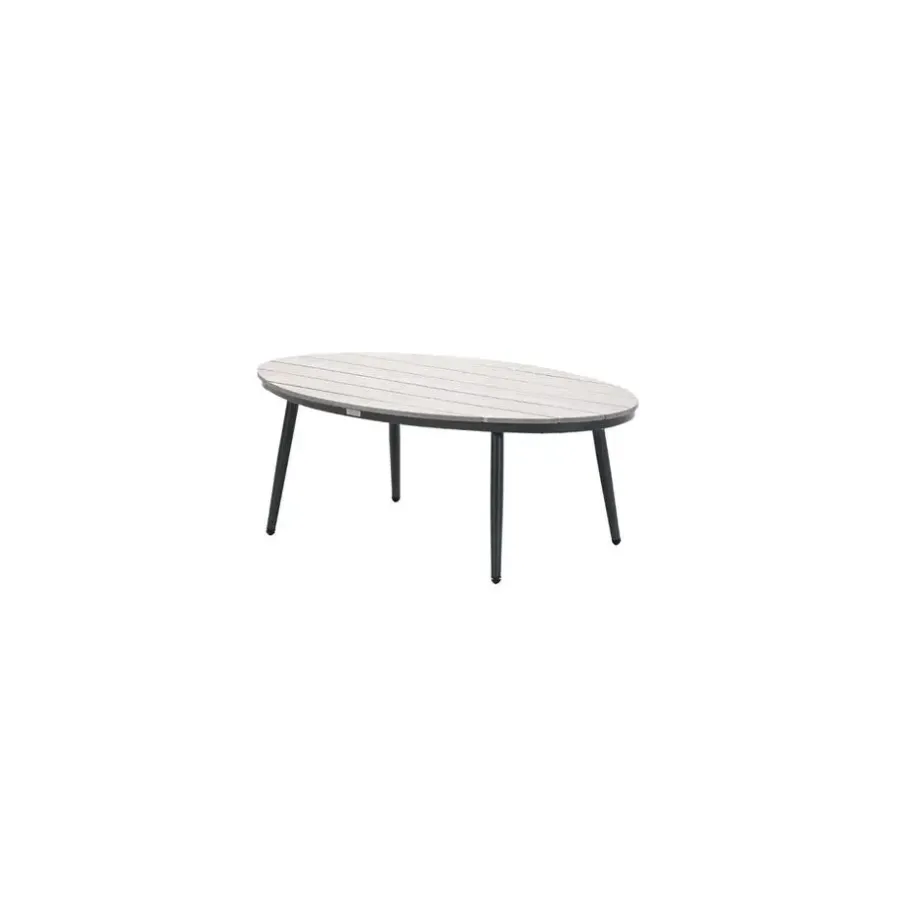 Garden Impressions 5-delige loungeset Ridge –4 luxe lounge fauteuils inclusief salontafel