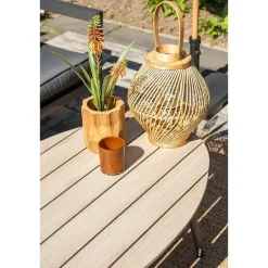 Garden Impressions 5-delige loungeset Ridge –4 luxe lounge fauteuils inclusief salontafel