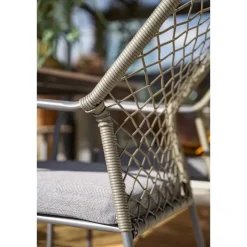 Tuinsets-Garden Impressions 5-delige tuinset Dido stoel mosgroen -Rimini tafel-