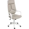 Leen Bakker DELIGHT - Bureaustoel - Taupe - Kunstleer