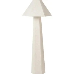 Staande Lampen-Leen Bakker DEMBI - Staande lamp - Lichtbeige - Stof