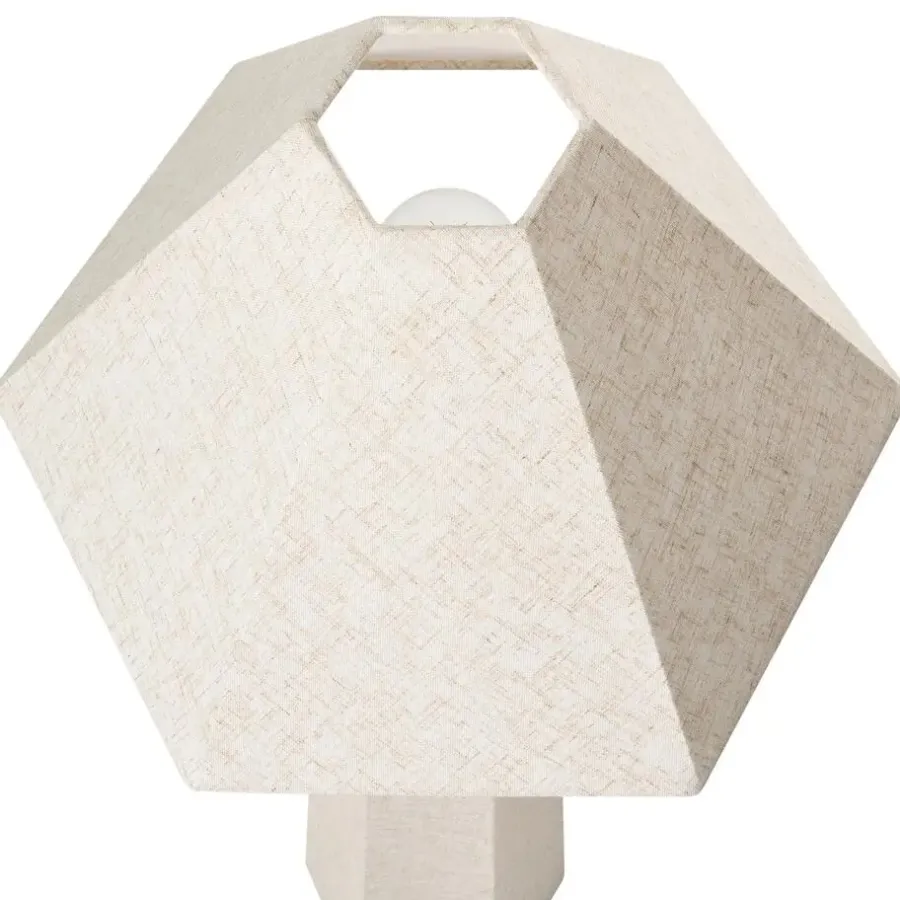 Staande Lampen-Leen Bakker DEMBI - Staande lamp - Lichtbeige - Stof