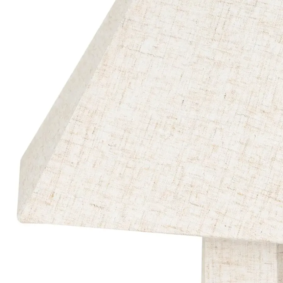 Staande Lampen-Leen Bakker DEMBI - Staande lamp - Lichtbeige - Stof