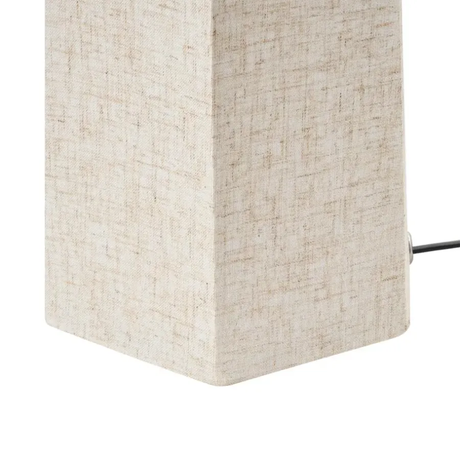 Staande Lampen-Leen Bakker DEMBI - Staande lamp - Lichtbeige - Stof