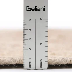 Leen Bakker DEMIRCI - Laagpolig vloerkleed - Beige - 80 x 300 cm - Jute