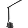 Leen Bakker DENEB - Bureaulamp LED - Zwart - Synthetisch materiaal