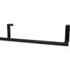 Storage Solutions Deurkapstok -handdoekrek - zwart - metaal - 37 cm