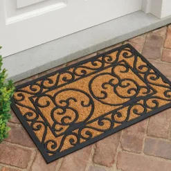 Deurmatten-Merkloos Deurmat - klassiek - 60 x 40 cm - rubber/kokos - schoonloopmat