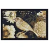 Deurmatten-Vica International Deurmat Golden Bouqet antraciet - 40x60 cm