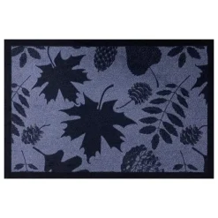 Vica International Deurmat Leaves Shadow antraciet - 40x60 cm