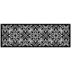 Vica International Deurmat Ornament Pattern antraciet - 50x150 cm