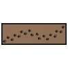Vica International Deurmat Paw Print beige - 50x150 cm