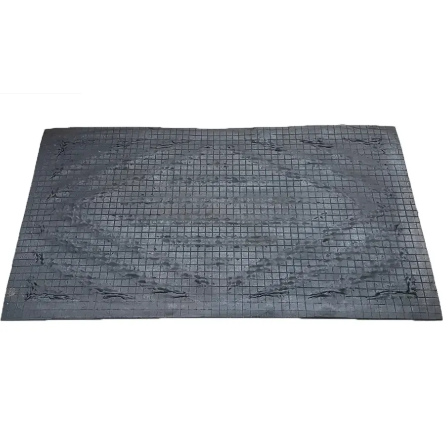 Deurmatten-IVOL Deurmat rubber/kokos 40x70 cm - Ruit