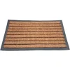 Deurmatten-IVOL Deurmat rubber/kokos 40x70 cm - Streep