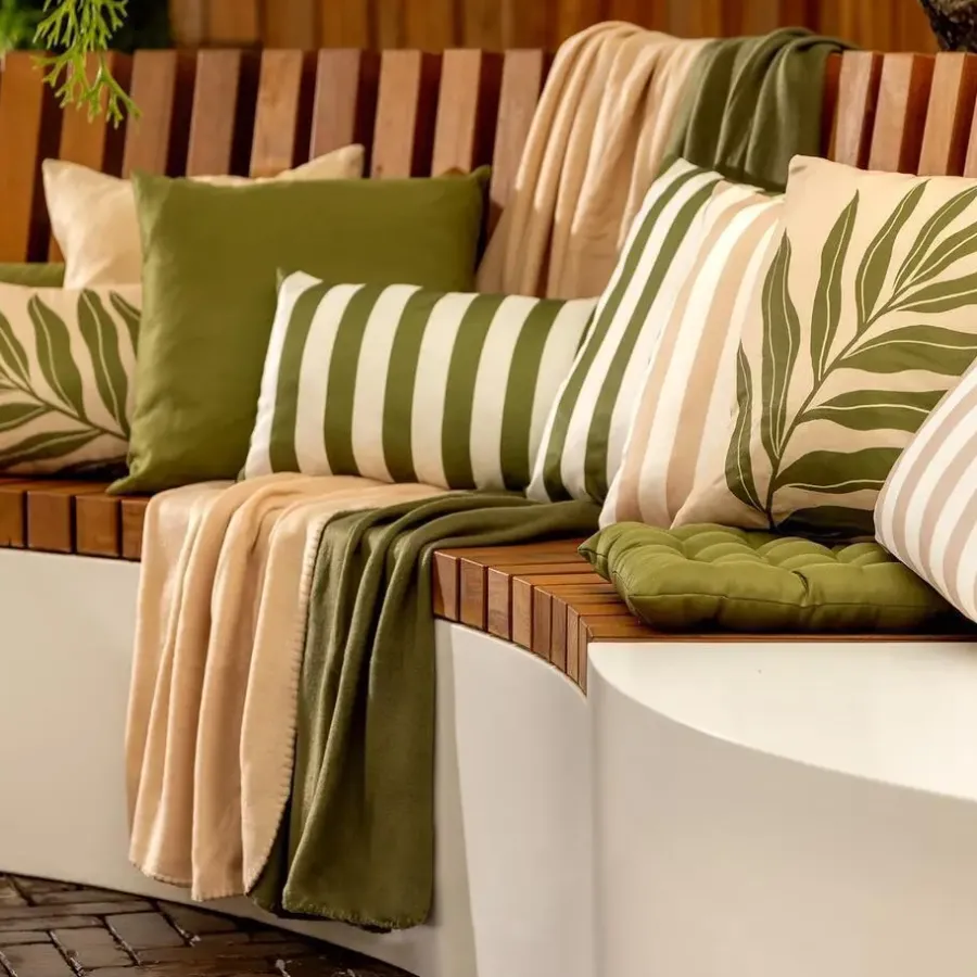Textino DEX - plaid 130x160 cm - fleece deken - zacht en dun - Semolina - beige