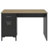 DIAGONE Bureau Manchester - 120x55cm - Zwart/Eikenkleur