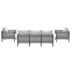 Garden Impressions Diamo loungeset - 3-delig - carbon black - grey sand - valley sand