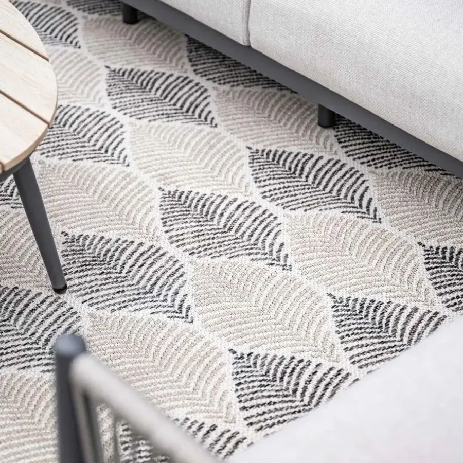 Garden Impressions Diamo loungeset - 3-delig - carbon black - grey sand - valley sand