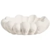 Leen Bakker Dienblad Poppy - wit - stoneware - 6xØ22 cm