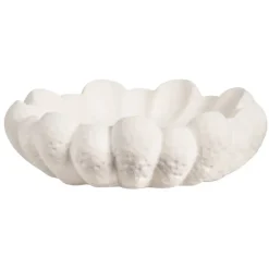 Leen Bakker Dienblad Poppy - wit - stoneware - 6xØ22 cm