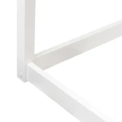 1-Persoons Bedden-Beliani DIENNE - Kinderbed - Wit - 90 x 200 cm - Dennenhout