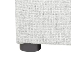 Beliani DINAN - Eenpersoonsbed - Lichtgrijs - 90 x 200 cm - Polyester