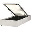 Beliani DINAN - Eenpersoonsbed - Lichtbeige - 90 x 200 cm - Polyester