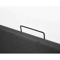 Beliani DINAN - Tweepersoonsbed - Grijs - 160 x 200 cm - Polyester