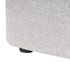 Beliani DINAN - Tweepersoonsbed - Lichtgrijs - 160 x 200 cm - Polyester