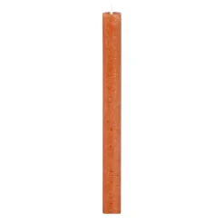 Kaarsen-Leen Bakker Dinerkaars rustiek Sfeer - terracotta - 25 cm