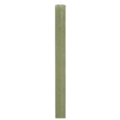 Kaarsen-Leen Bakker Dinerkaars rustiek Sfeer - olijfgroen - 25 cm