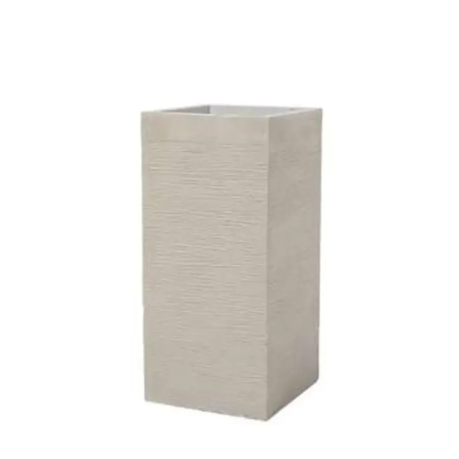 Beliani DION - Bloempot - Lichtbeige - Klei-vezelmengsel