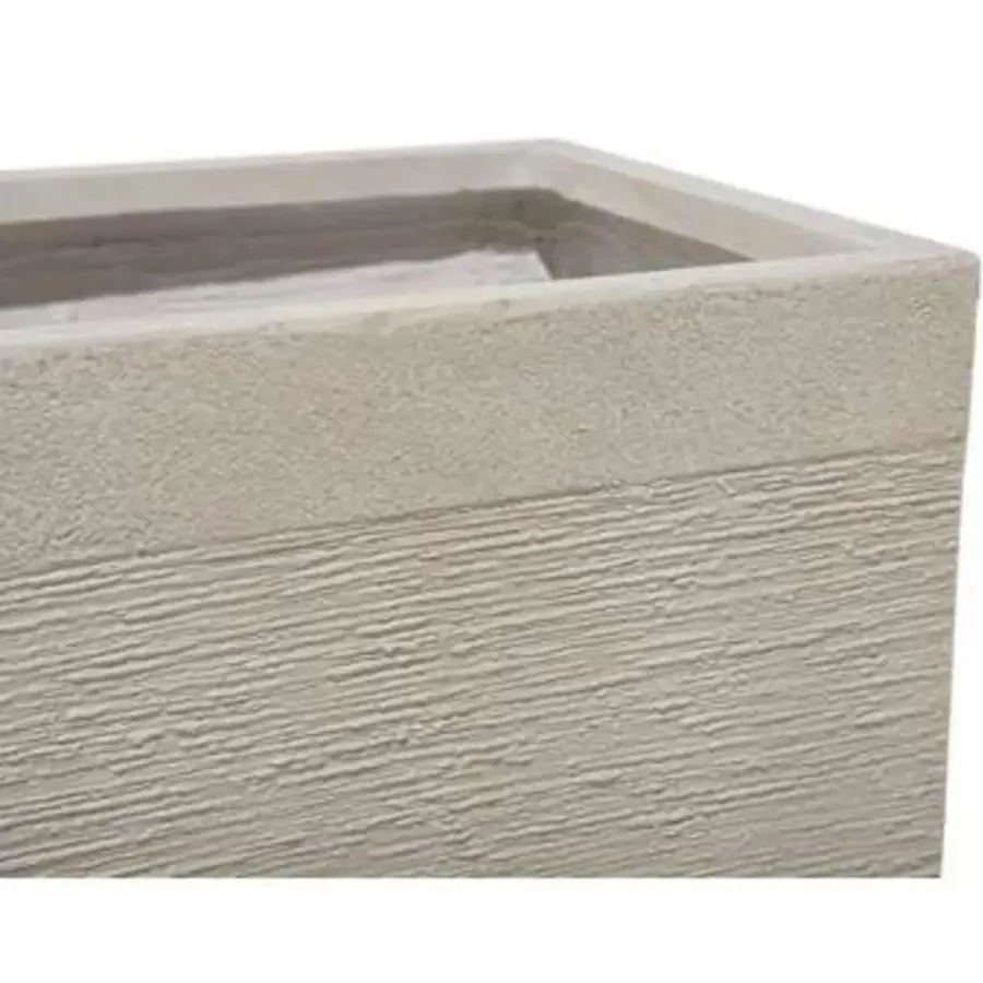 Beliani DION - Bloempot - Lichtbeige - Klei-vezelmengsel