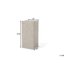 Beliani DION - Bloempot - Lichtbeige - Klei-vezelmengsel