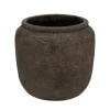 Bloempotten Voor Binnen-DK Design Bloempot kruik model Batu - roestbruin - D18 x H16 cm