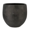 DK Design Bloempot model Maya - verweerd zwart - D32xH35cm - rustiek