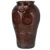 DK Design boeket vaas Circle - glas - donkerbruin - 15 x 25 cm