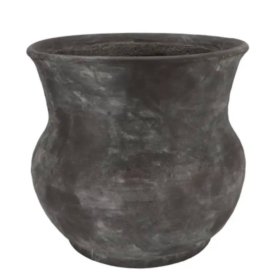Bloempotten Voor Binnen-DK Design plantenpot - antraciet - voor kamerplant - 34 x 34 cm